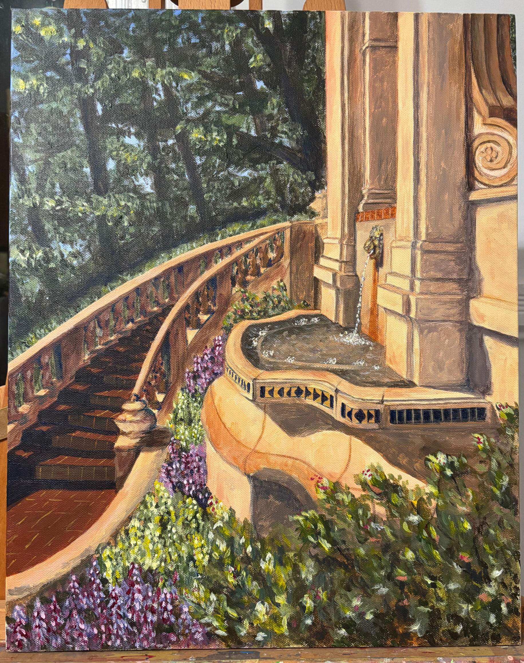lone mountain | acrylic on stretched canvas | aug 2025
